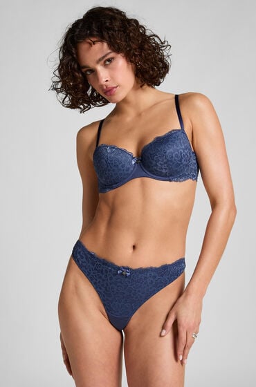 Hunkemöller G-streng Marine blå