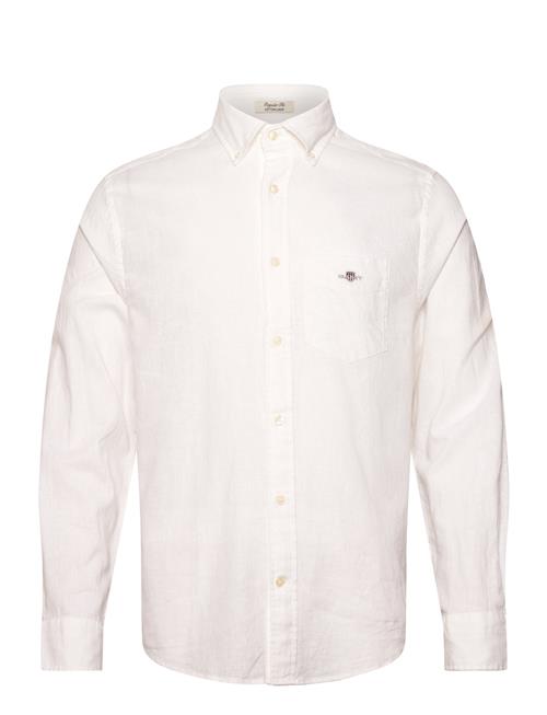 Reg Cotton Linen Shirt GANT White