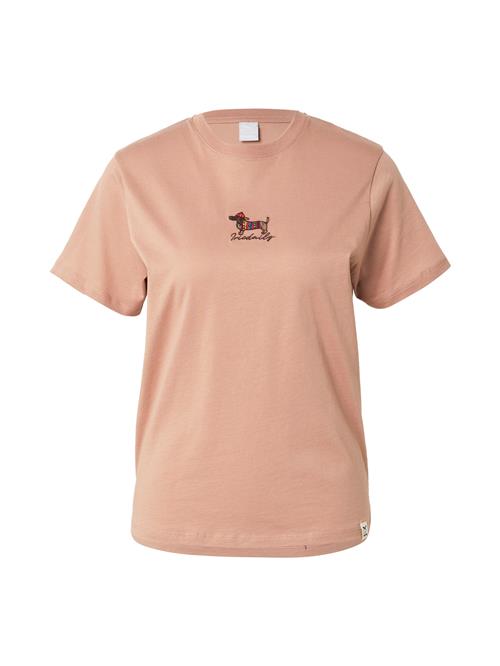 Iriedaily Shirts 'Dacksi'  brun / gul / gammelrosa / rød