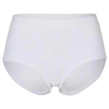 Pierre Robert Trusser Organic Cotton High Waist Brief Hvid økologisk bomuld Medium Dame