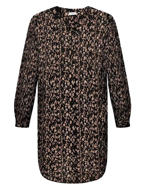Carlux Celi Long Tunic Shirt Aop ONLY Carmakoma Black