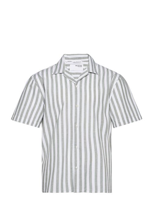 Slhrelaxsun Shirt Ss Resort Selected Homme Green