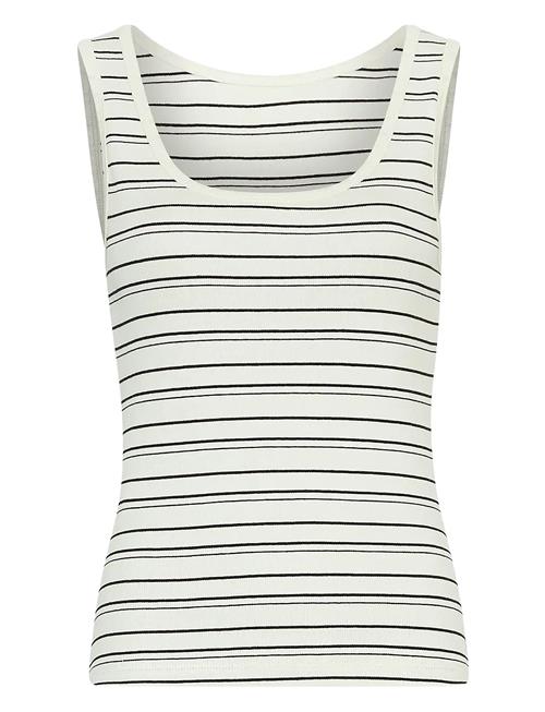Mschgubbi Rasmia Sl Top Stp MSCH Copenhagen White
