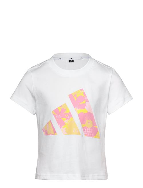 Jg Flwr T Adidas Sportswear White