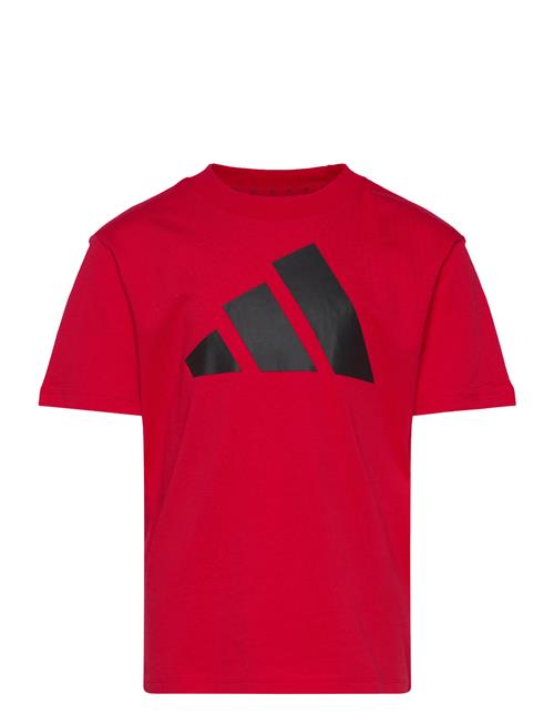 Lk Bl Tee 160 Adidas Sportswear Red