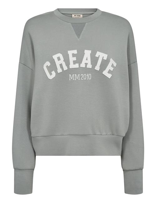 Mmcelli O-Ls Sweatshirt MOS MOSH Grey