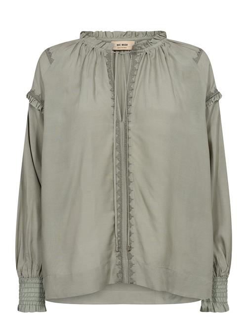 Mmmarb Sansa Emb Blouse MOS MOSH Green