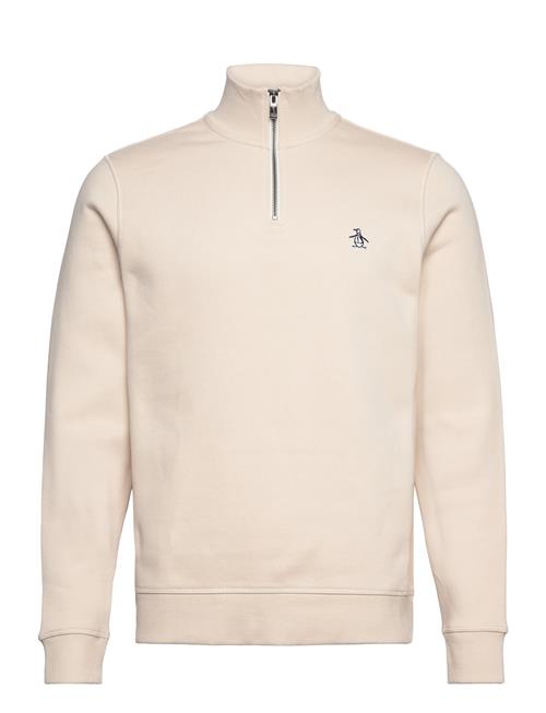 L/S Fleece Quarter Z Original Penguin Cream
