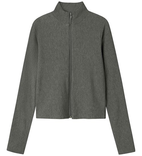 LMTD Cardigan - NlfLonja - Dark Grey Melange