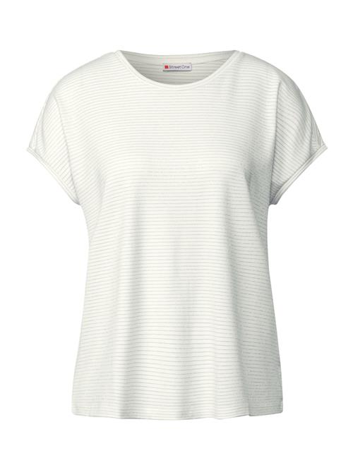 STREET ONE Shirts  sølv / offwhite