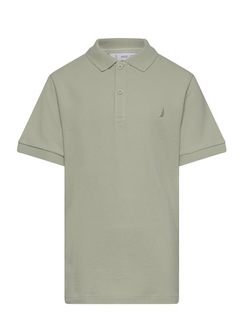 100 Cotton Polo Shirt Mango Khaki
