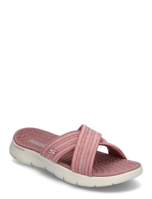 Womens Go Walk Flex Sandal Skechers Pink
