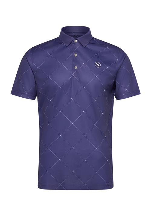 Pure 2.0 Argyle Polo PUMA Golf Blue