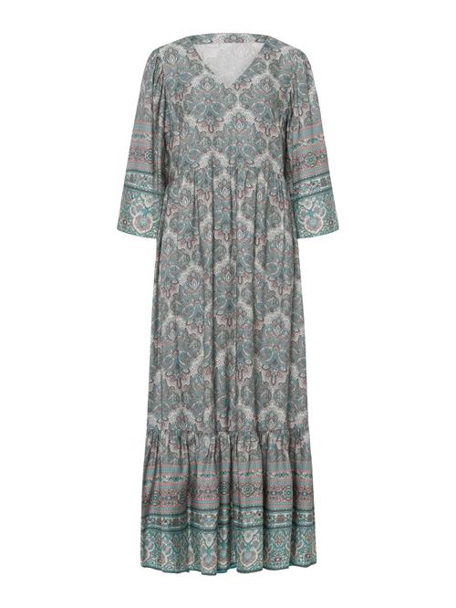 heine Kjole  lysebeige / turkis / gammelrosa / sort