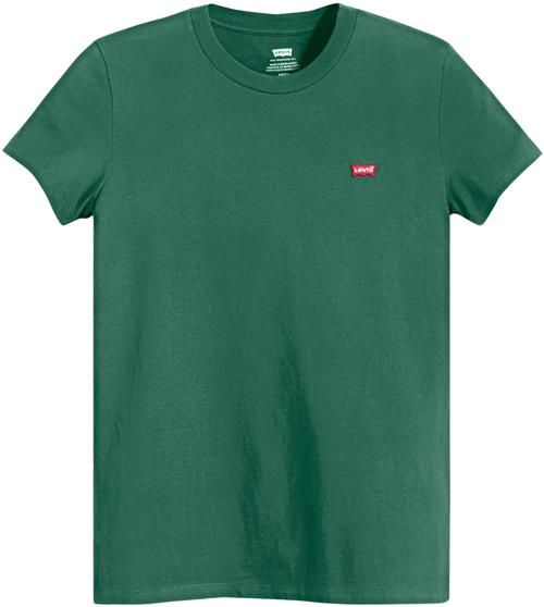 LEVI'S ® Shirts 'The Perfect Tee'  mørkegrøn / rød / hvid