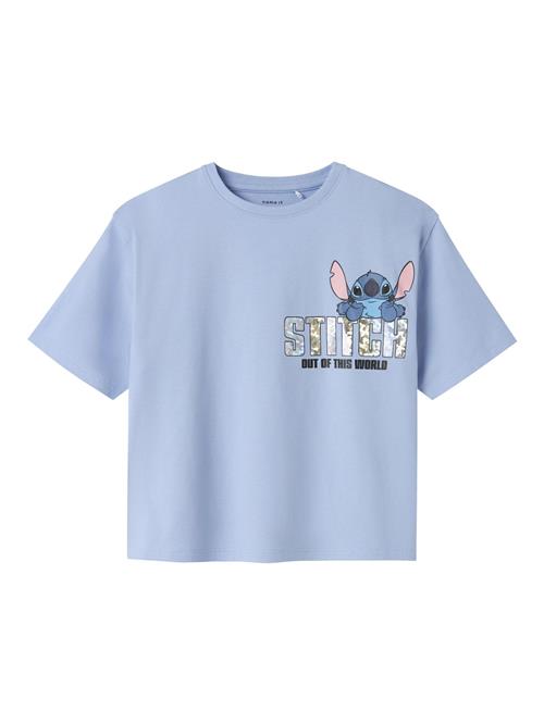 NAME IT Bluser & t-shirts 'Stitch'  blå / røgblå / lyseblå / pudder
