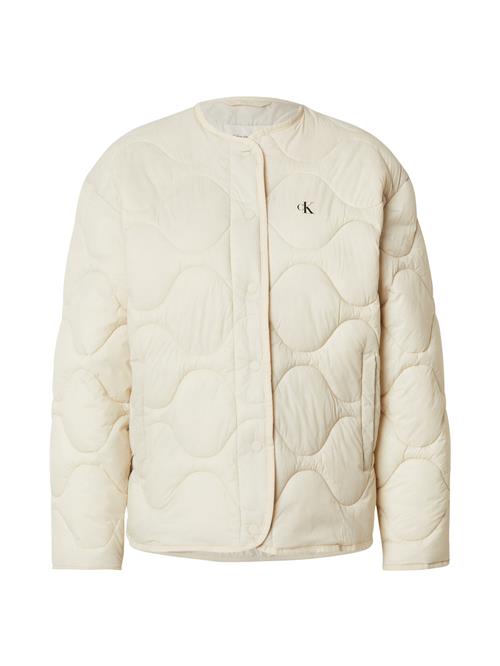 Calvin Klein Jeans Overgangsjakke  naturhvid
