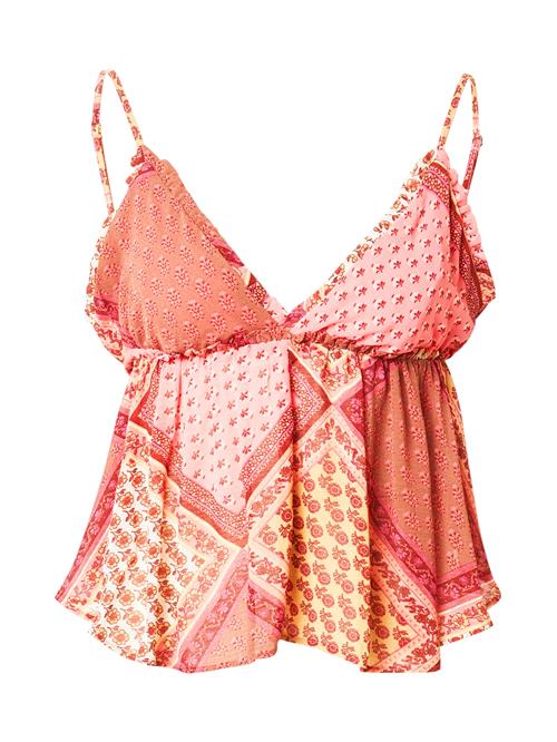 Free People Overdel  gul / pink / rød / hvid