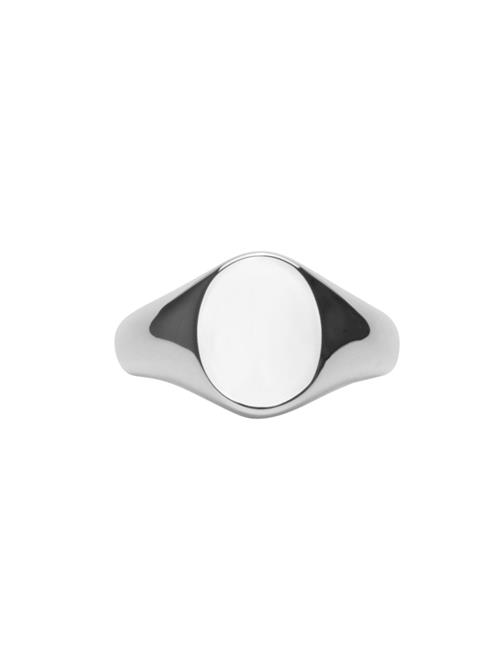 Se Ix Mini Oval Signet Ring Silver IX Studios Silver ved Booztlet