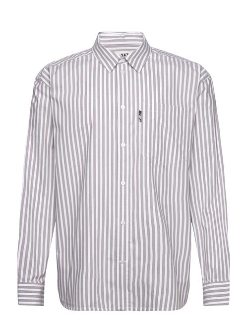Day Striped Shirt DOUBLE A BY W.W. Grey