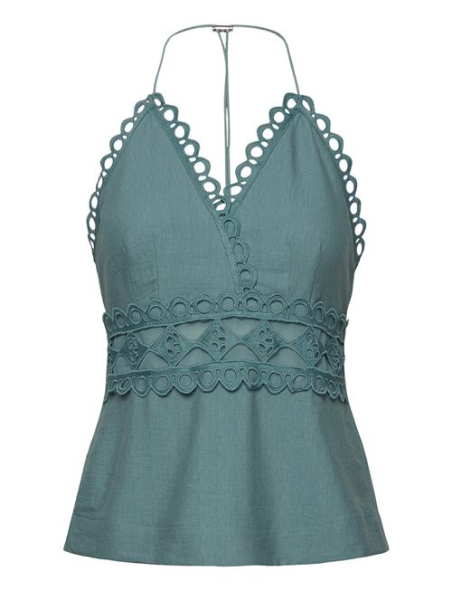 Cmasleah-Top Is A Top In A Premium Material With Cut-And-Sew Lace For A Nice Sne Copenhagen Muse Blue
