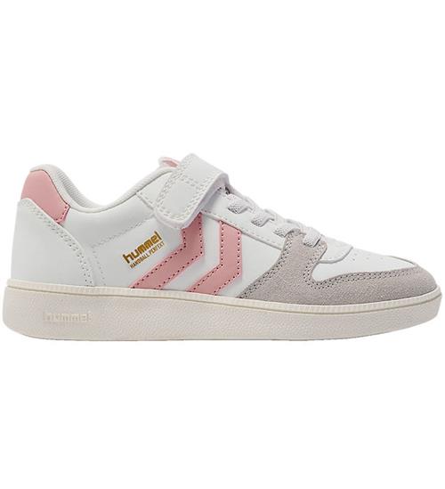 Se Hummel Sko - Handball Perfekt SP JR - White/Pink ved KidsWorld