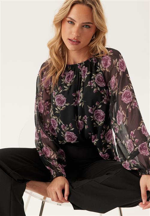 BUBBLEROOM Raglan Chiffong Blouse