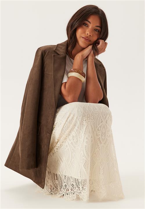 Emelie Olson X Bubbleroom Faux Suede Jacket