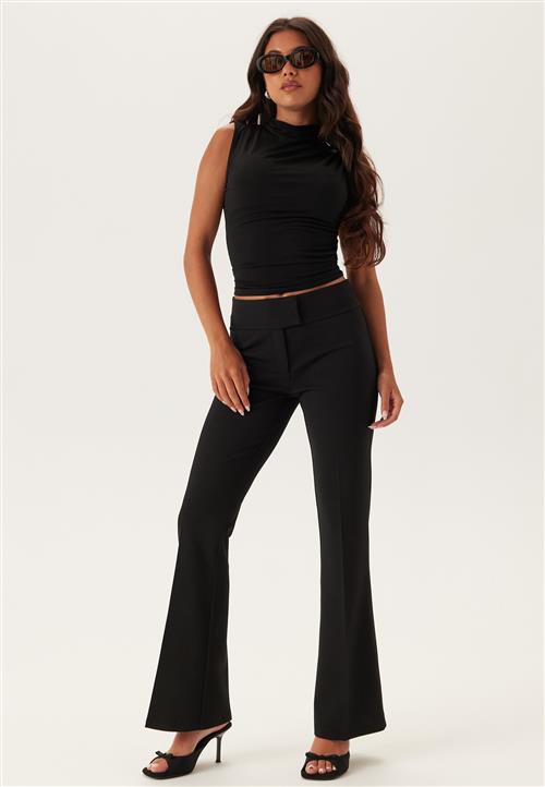 BUBBLEROOM Soft Suit Flared Trousers