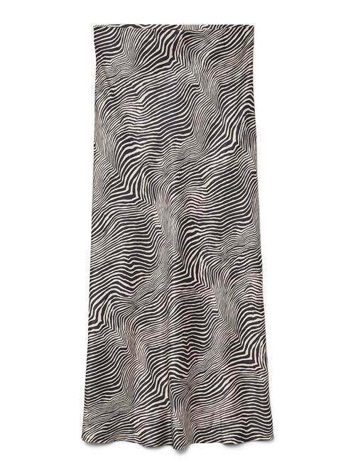 VERO MODA Nederdel 'Sara'  beige / lysebeige / sort