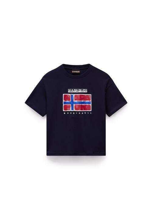 NAPAPIJRI Shirts 'S-Sella'  blå / marin / rød / hvid