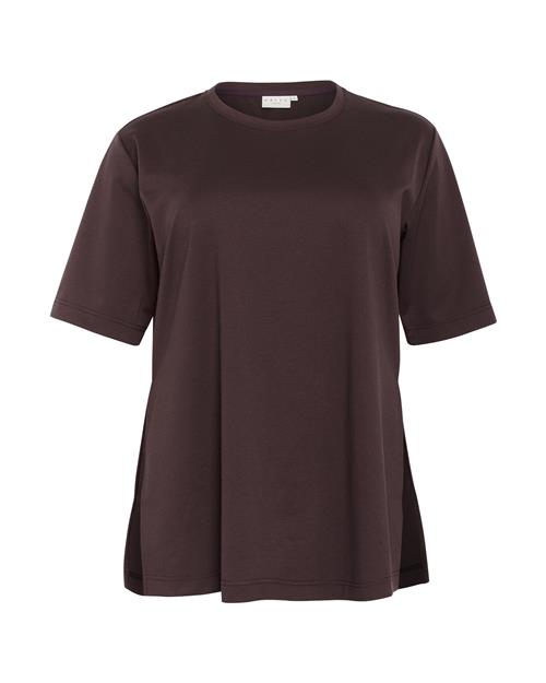 KAFFE CURVE Shirts 'Jenna'  mørkebrun