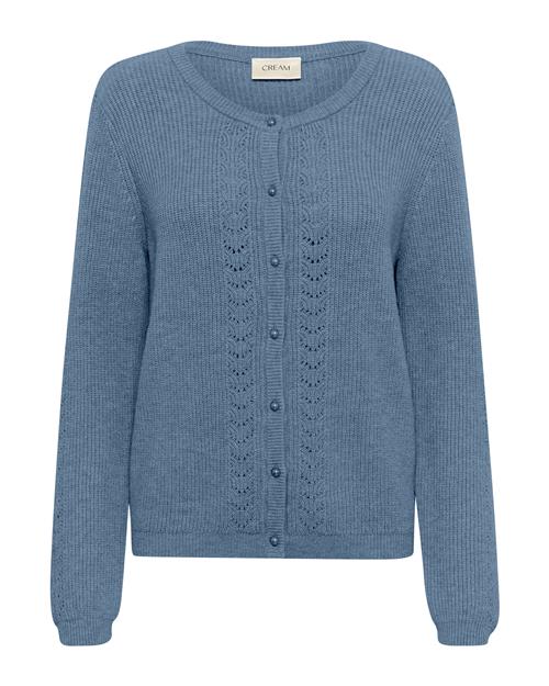 Cream Cardigan 'Dela'  blå-meleret