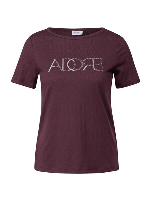 CECIL Shirts 'Adore'  burgunder / sølv
