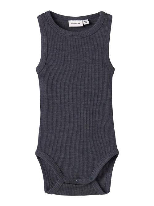 NAME IT Sparkedragt/Body  mørkegrå