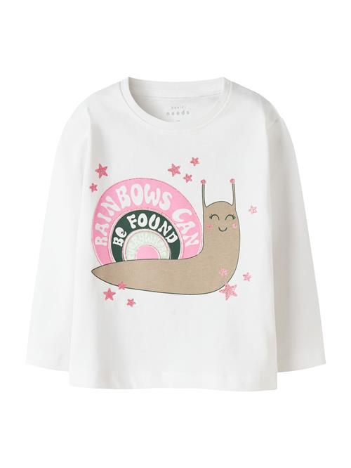 NAME IT Bluser & t-shirts 'NMFVEEN'  beige / lyserød / hvid