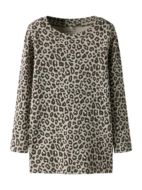 NAME IT Bluser & t-shirts 'NMFLEOANA'  ecru / mørkebeige / mørkebrun