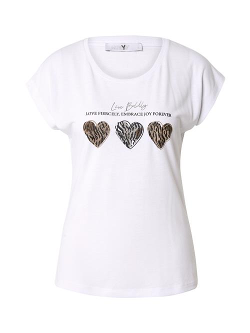 Hailys Shirts 'Sh44aron'  brokade / sort / sølv / hvid