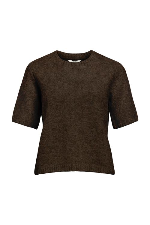 Aggia Kortærmet Strik Pullover - Sælbrun - XS - Object