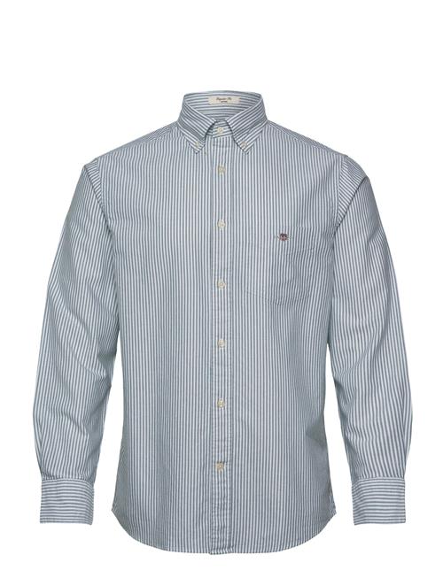 Reg Oxford Banker Stripe Shirt GANT Green
