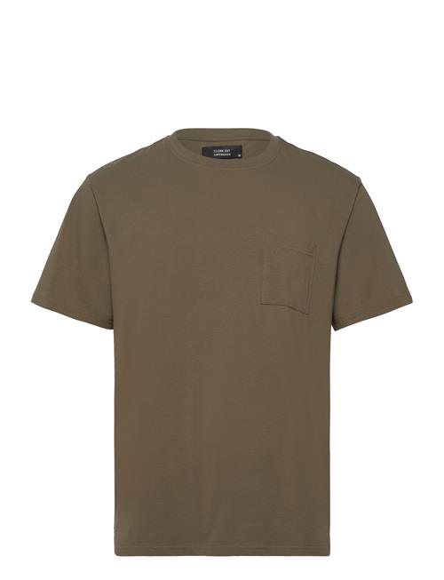 Se Clean Formal Stretch T-Shirt Clean Cut Copenhagen Khaki ved Booztlet