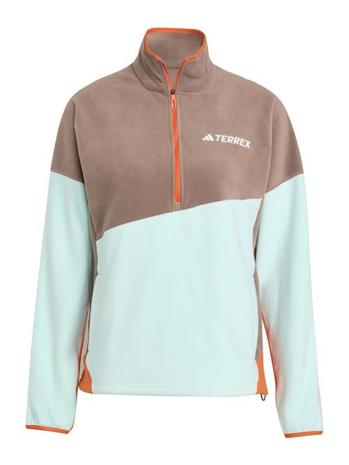 Se ADIDAS TERREX Sportspullover  mokka / mint / hummer / hvid ved About You