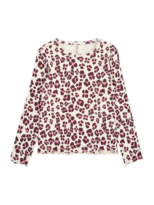Only Mini Bluser & t-shirts 'KMGTRINNY'  creme / lyserød / burgunder