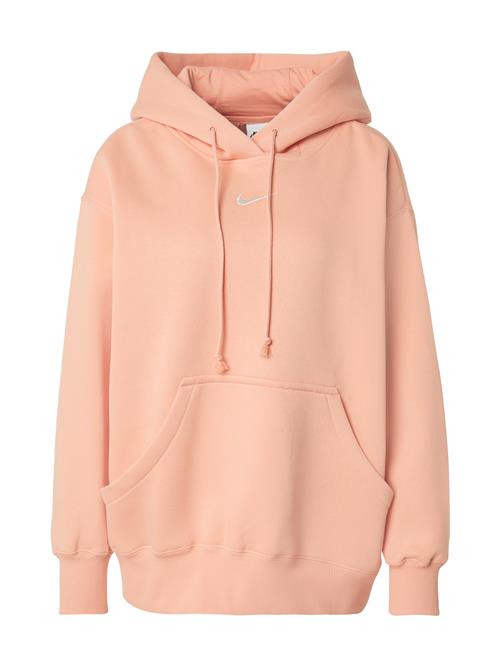 Nike Sportswear Sweatshirt 'Phoenix Fleece'  abrikos / hvid