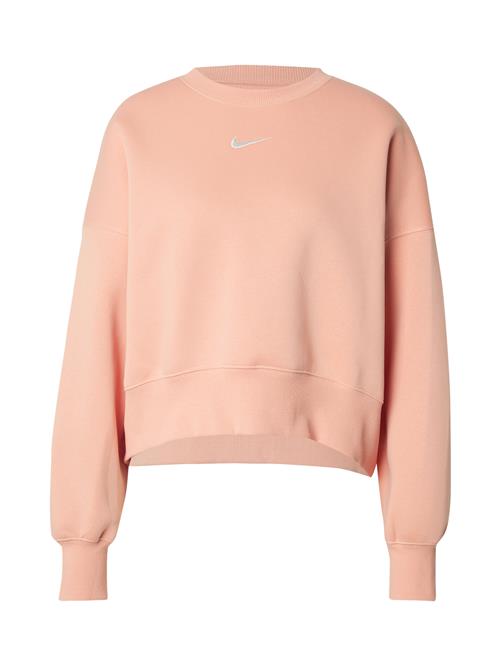 Nike Sportswear Sweatshirt 'Phoenix Fleece'  abrikos / hvid