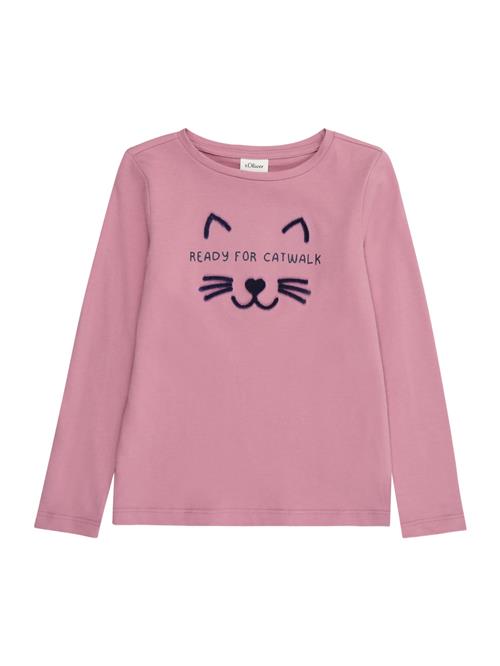 s.Oliver Bluser & t-shirts  ultramarinblå / blomme / sort