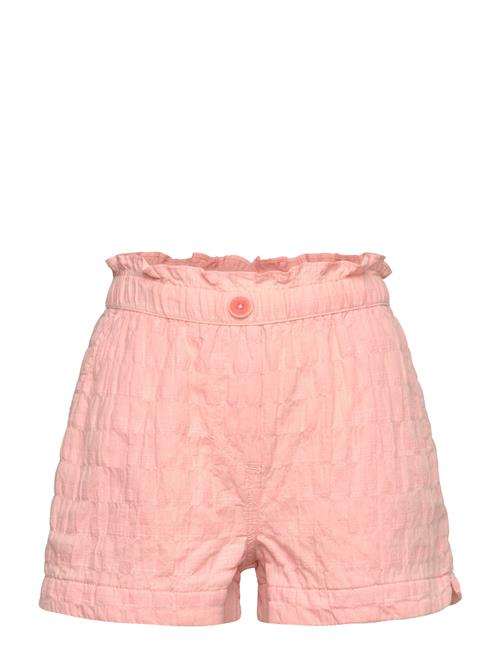 Se Textured Cotton Short Tommy Hilfiger Pink ved Booztlet