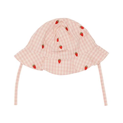 Flöss Dolly Solhat Pink Berry Gingham 6-8 Y  Lyserød  6-8 år  kvinde