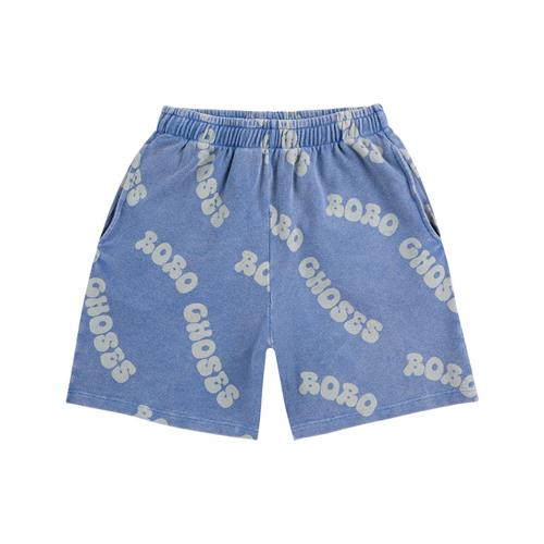 Bobo Choses Wavy Bobo Choses All Over Bermudashorts Blue 2-3 Y  Blå  2-3 år  mand