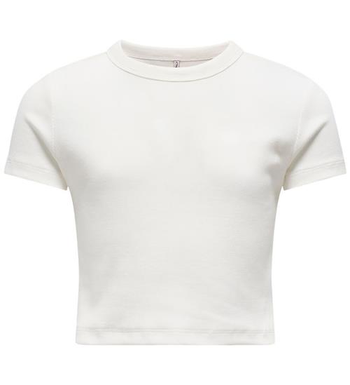 Kids Only T-shirt - KogBina - Rib - Cloud Dancer